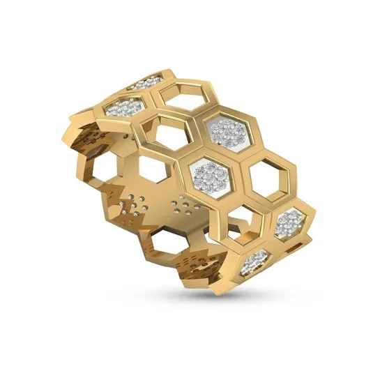 Suhana Gold and Diamond Ring Suhana Gold and Diamond Ring