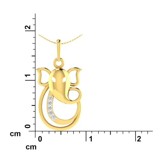 Jai Ganesh Diamond Pendant Jai Ganesh Diamond Pendant