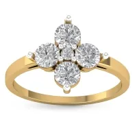 Nishika Gold and Diamond Ring