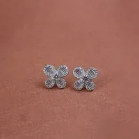 925 Sterling Silver Elegant mayra Studs earrings