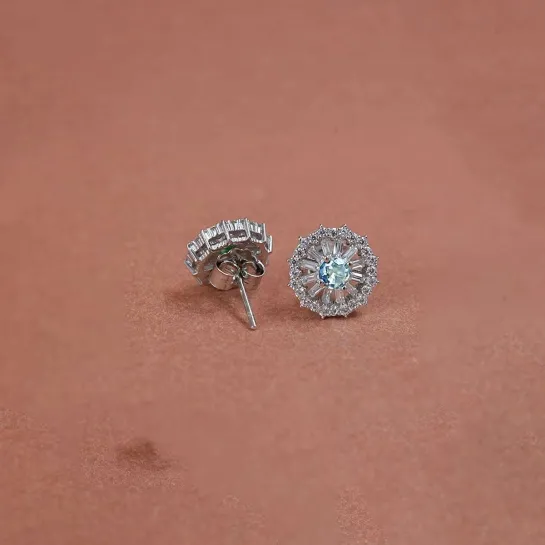 925 Sterling Silver Kirti Studs earrings