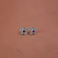 925 Sterling Silver Elegant Akshita Studs earrings