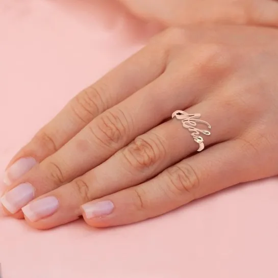 Neha name gold ring Neha name gold ring
