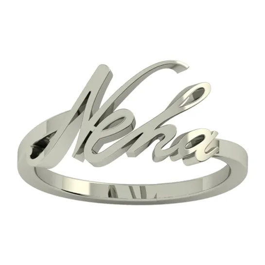 Neha name gold ring Neha name gold ring