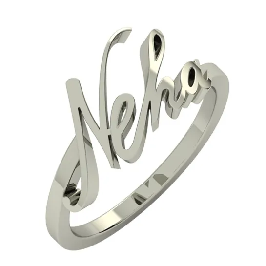 Neha name gold ring Neha name gold ring