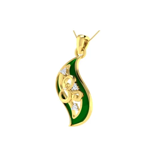 Om Diamond Pendant Om Diamond Pendant
