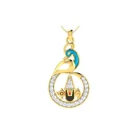 Tirupati Balaji Diamond Pendant