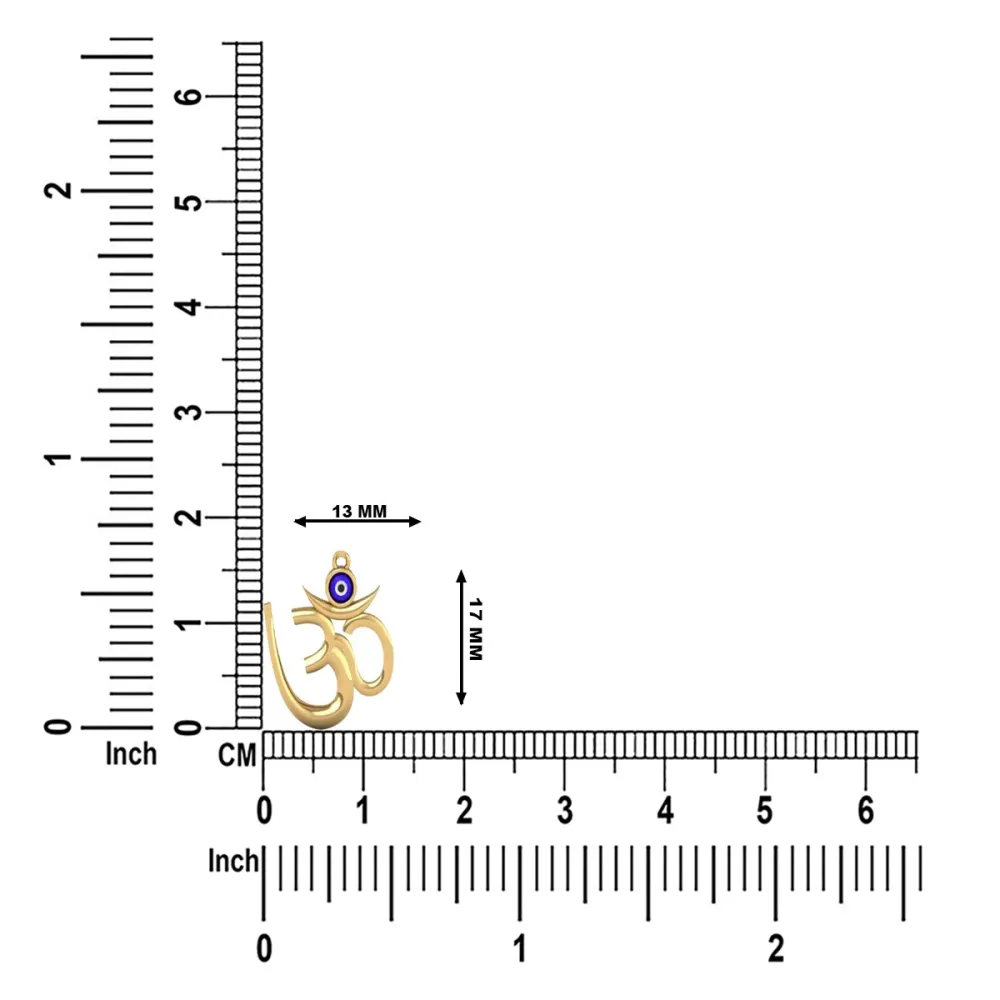 OM GOLD PENDANT OM GOLD PENDANT