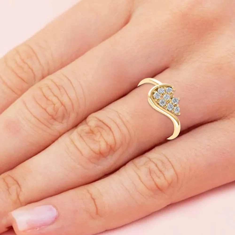 Shani Gold and Diamond Ring