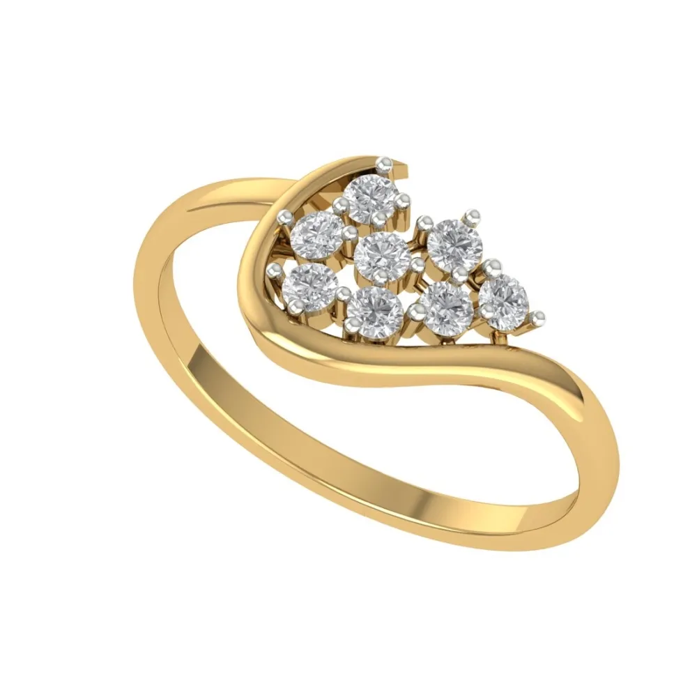 Shani Gold and Diamond Ring