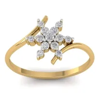 Avika Gold and Diamond Ring