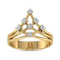 Nilaha Gold and Diamond Ring