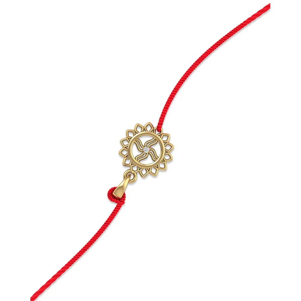 Hena Pendant Diamond Rakhi Hena Pendant Diamond Rakhi