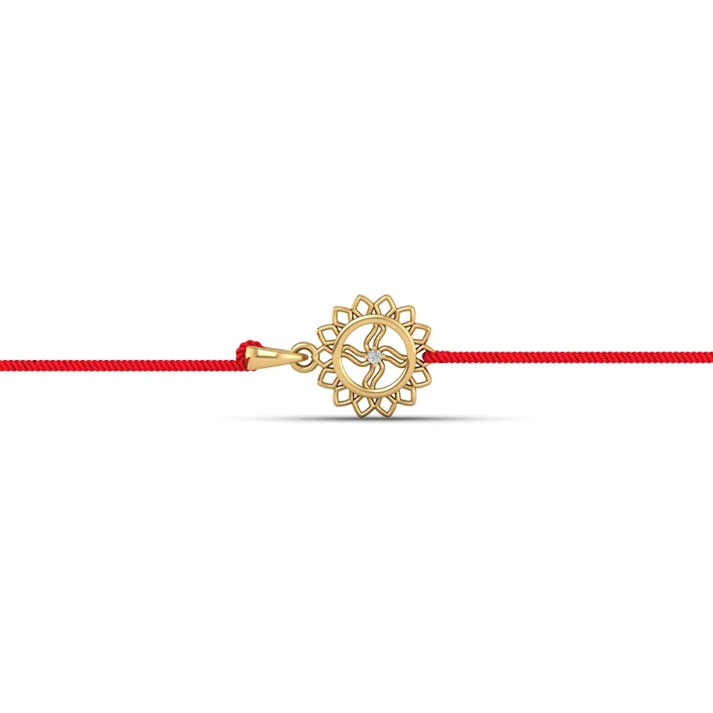 Hena Pendant Diamond Rakhi Hena Pendant Diamond Rakhi