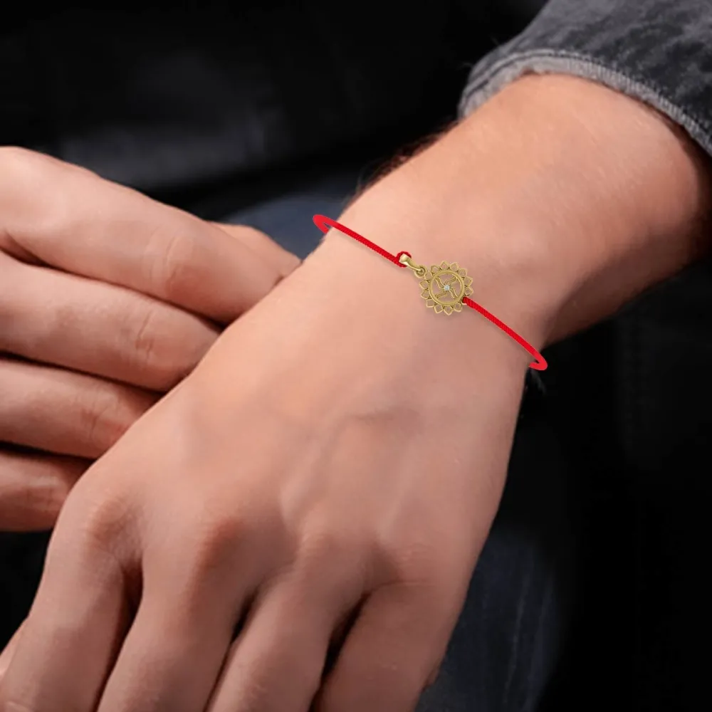 Hena Pendant Diamond Rakhi Hena Pendant Diamond Rakhi