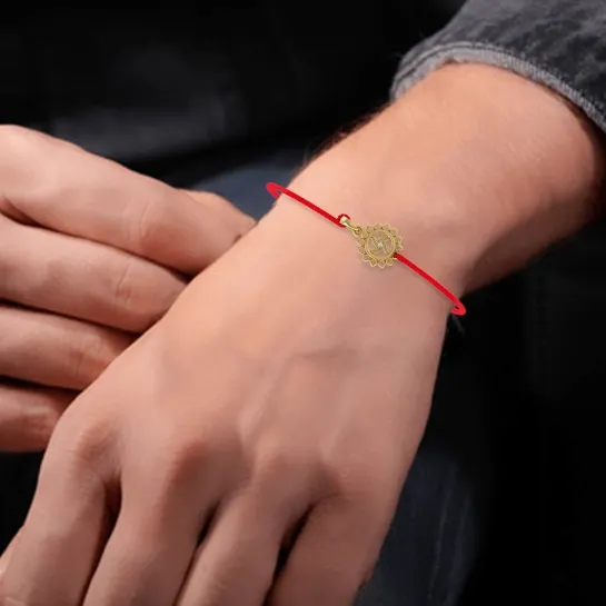 Hena Pendant Diamond Rakhi Hena Pendant Diamond Rakhi