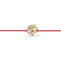 OM Ganesh Diamond Rakhi