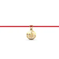 Hena Gold Rakhi for Brother and Bhabhi