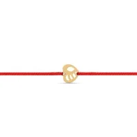 Heart Gold Rakhi for Brother