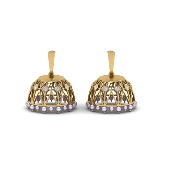 Mahi Diamond Jhumka Earring