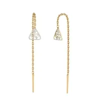 Emma Sui Dhaga Diamond Earring