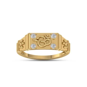 Sangam OM signet Dia…