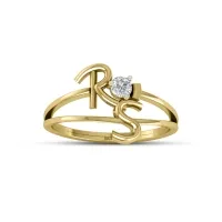 R And S Gold Diamond Ring