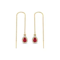 Sultana Gold Gemstone Diamond Earring