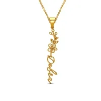 Debra Name Gold Pendant | May Birth Flower