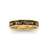 Mohit Name Gold Ring 