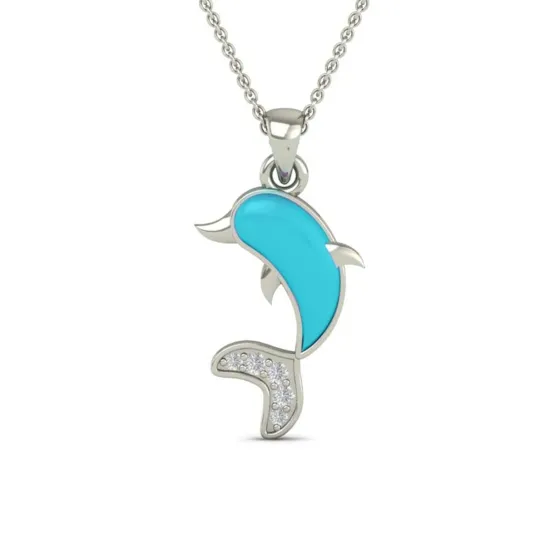 Gold And Diamond Fish Pendant Gold And Diamond Fish Pendant