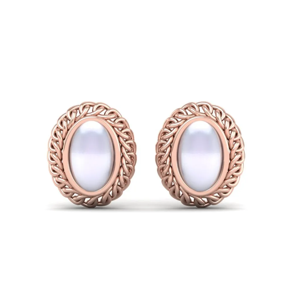 Rubadil Stud Gold Earrings Rubadil Stud Gold Earrings