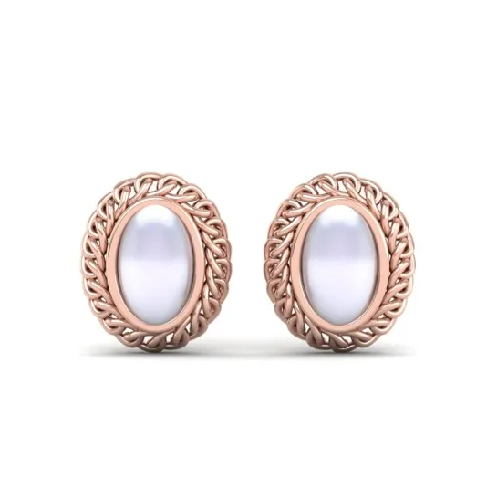 Rubadil Stud Gold Earrings Rubadil Stud Gold Earrings