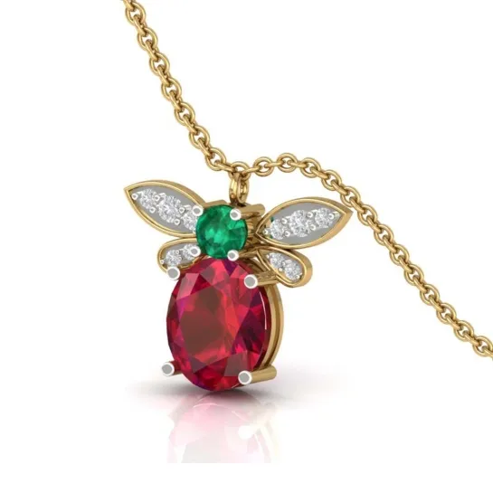 Flavia Gold And Diamond Pendant Flavia Gold And Diamond Pendant