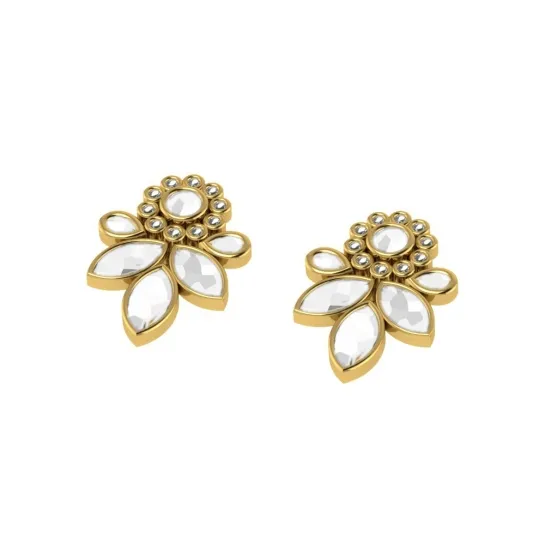 Pachaimuthu Kundan Gold Earrings Pachaimuthu Kundan Gold Earrings