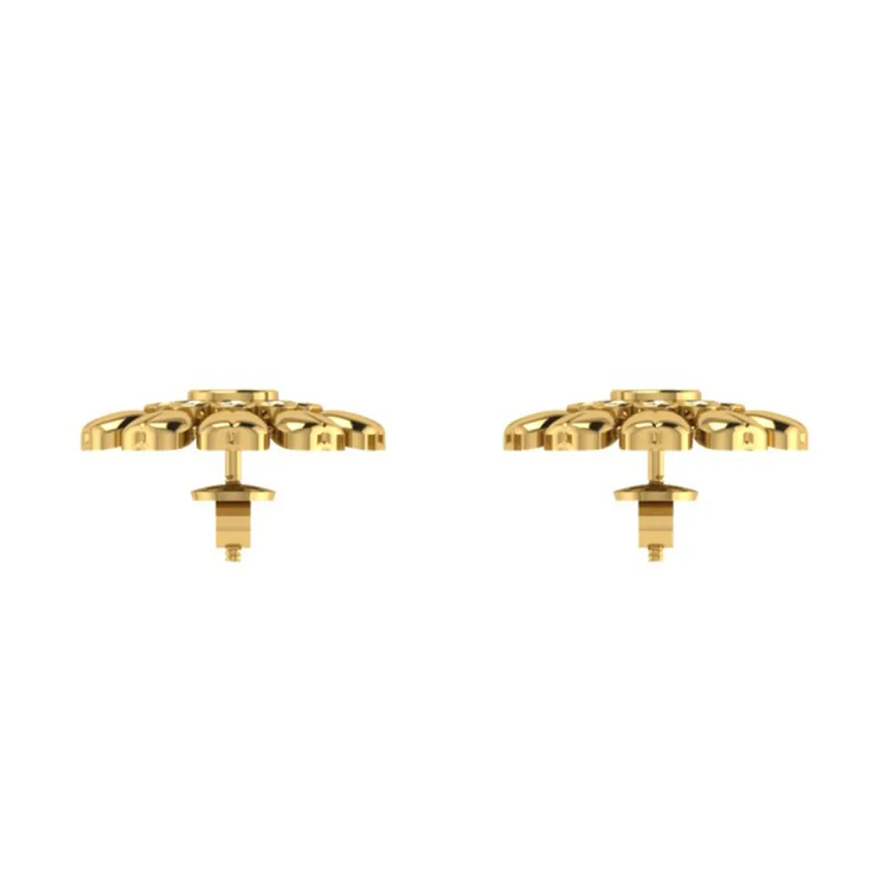 Padmabhasa Kundan Gold Earrings