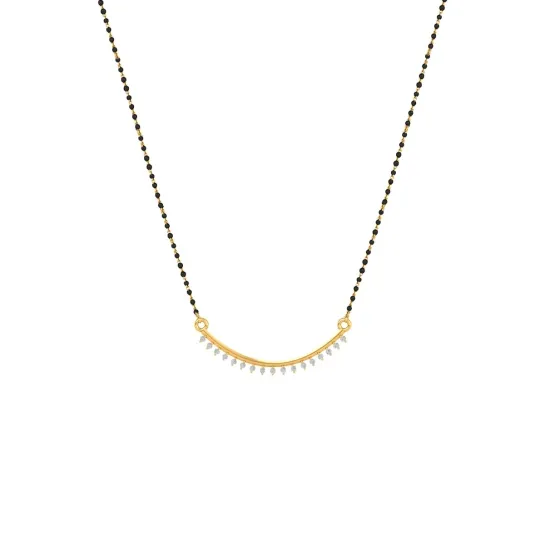 Dainty Crescent Mangalsutra