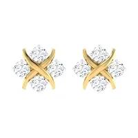 Qadira Gold Stud Earring