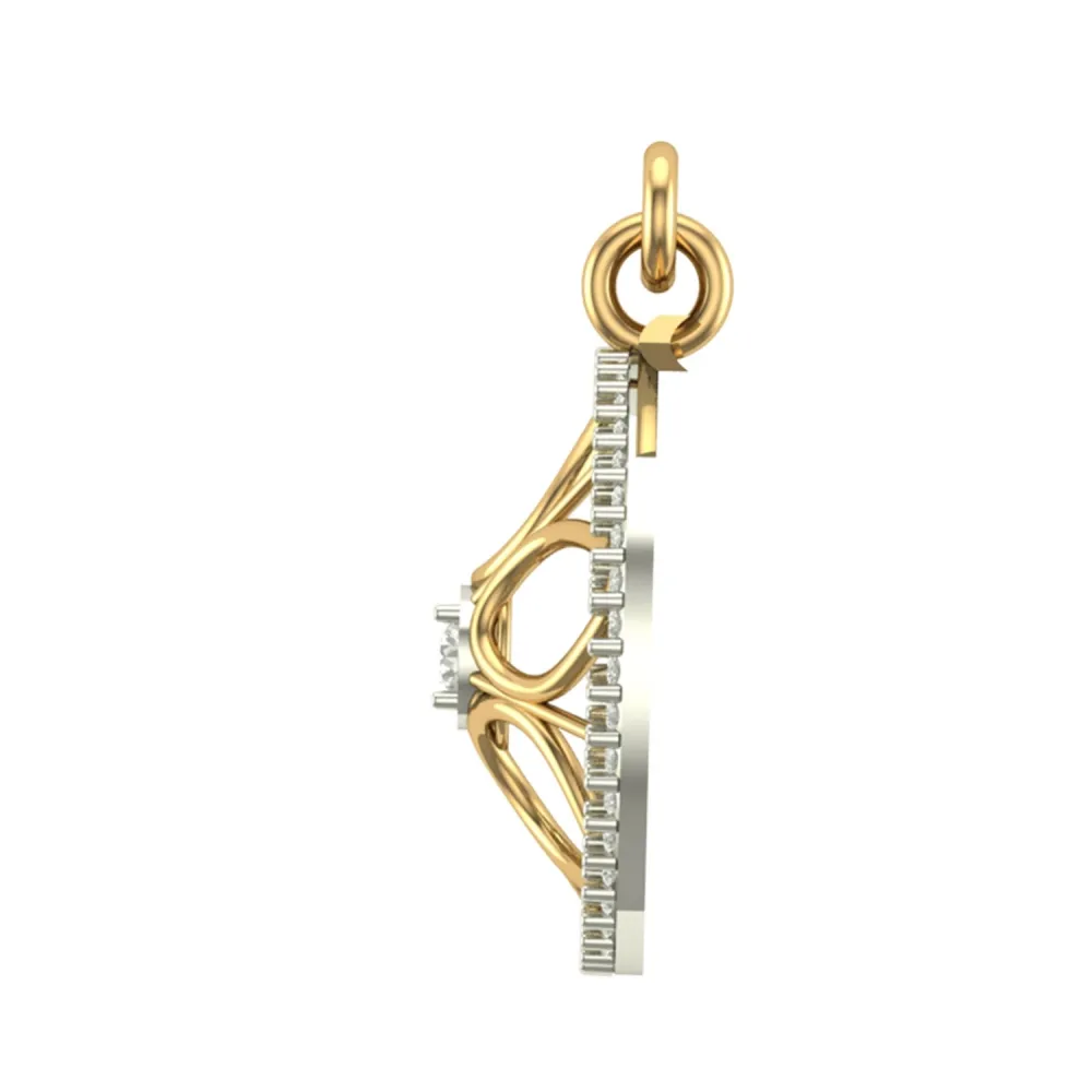 Tanuja yellow gold & diamond mangalsutra Tanuja yellow gold & diamond mangalsutra
