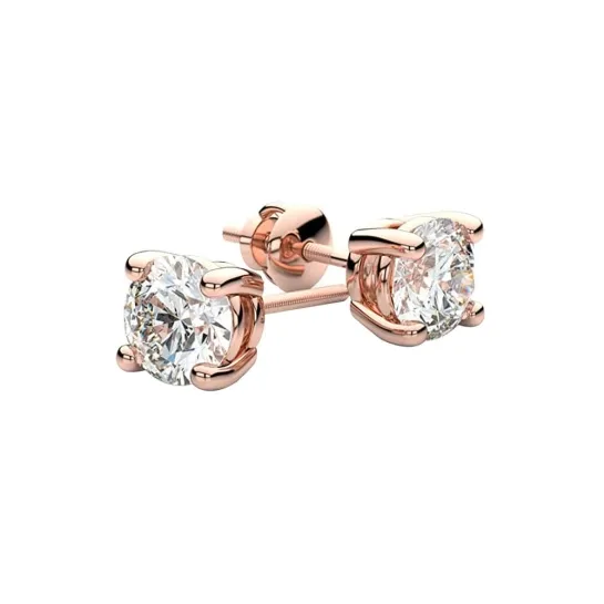Rose Gold Stud Earrings for Women Rose Gold Stud Earrings for Women