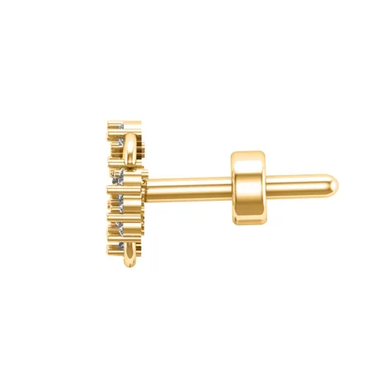 Meenu Emerald Stud Earrings Meenu Emerald Stud Earrings