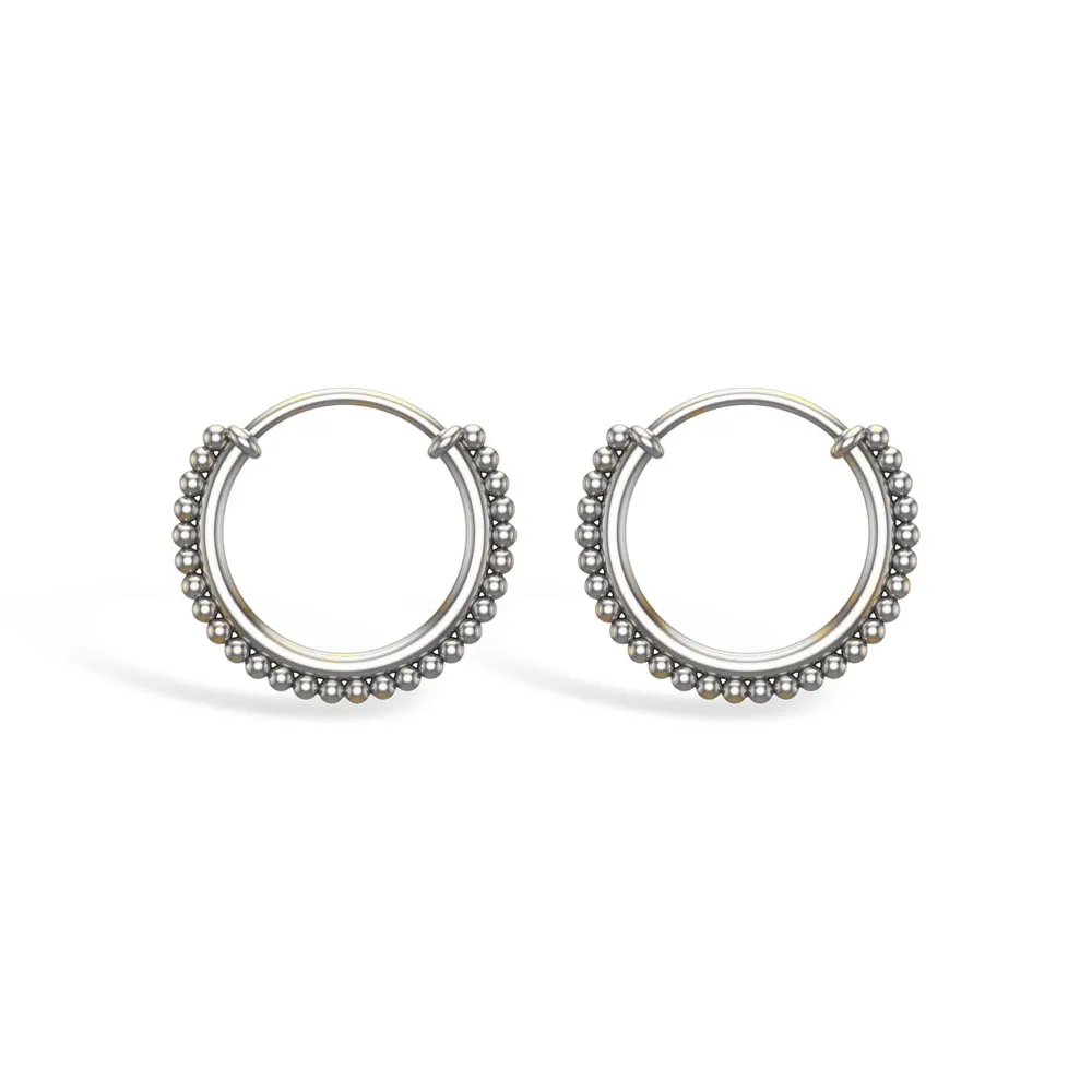 Mansh Yellow Gold Hoop Earrings Mansh Yellow Gold Hoop Earrings