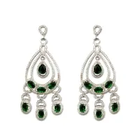 925 Sterling Silver Aahana Earrings