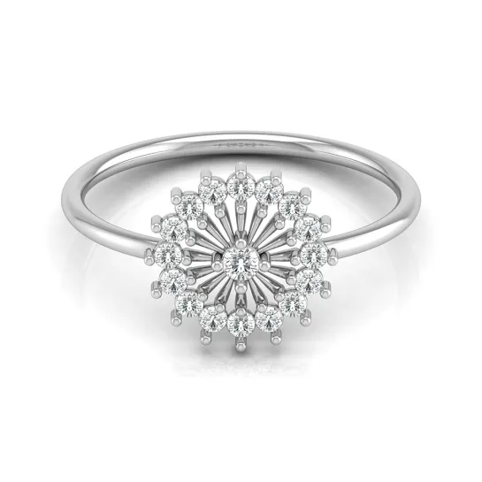 Aadhavi Yellow Gold Diamond Ring