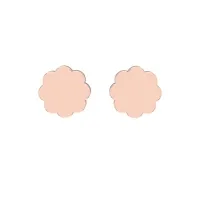 Aayushi Rose Gold Stud Earrings Design for daily use