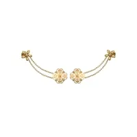 Adina Gold Earrings Design for daily use