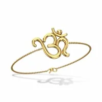 Almyra Om Initial Chain Rakhi