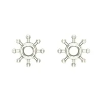 Amita Gold Stud Earrings Design for daily use 