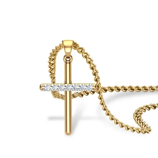 Ainsley Jesus Diamond Pendant Ainsley Jesus Diamond Pendant