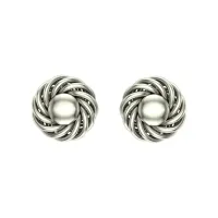 Anjali Gold Stud Earrings Design for daily use
